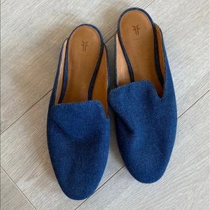 Frye Denim Mules